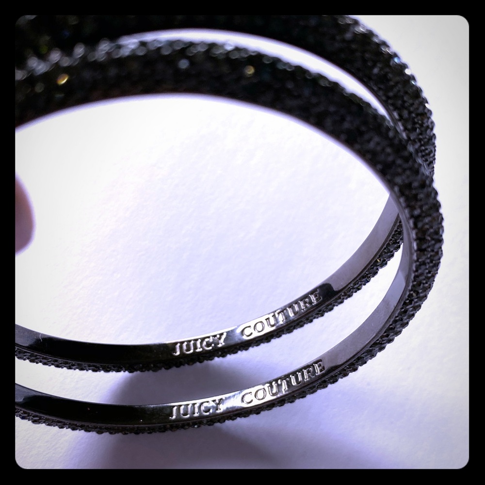 JUICE COUTURE crystal pavé bangles